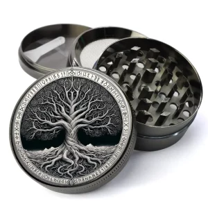 Młynek Metalowy 4-komorowy Premium 63mm – Profesjonalny Crusher